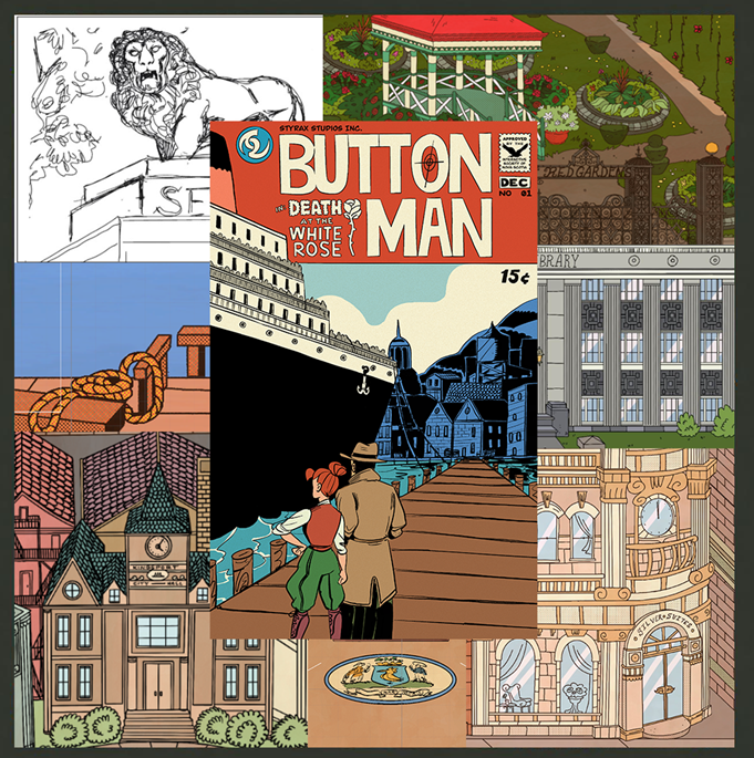 Button Man Halifax-inspired illustrated guide